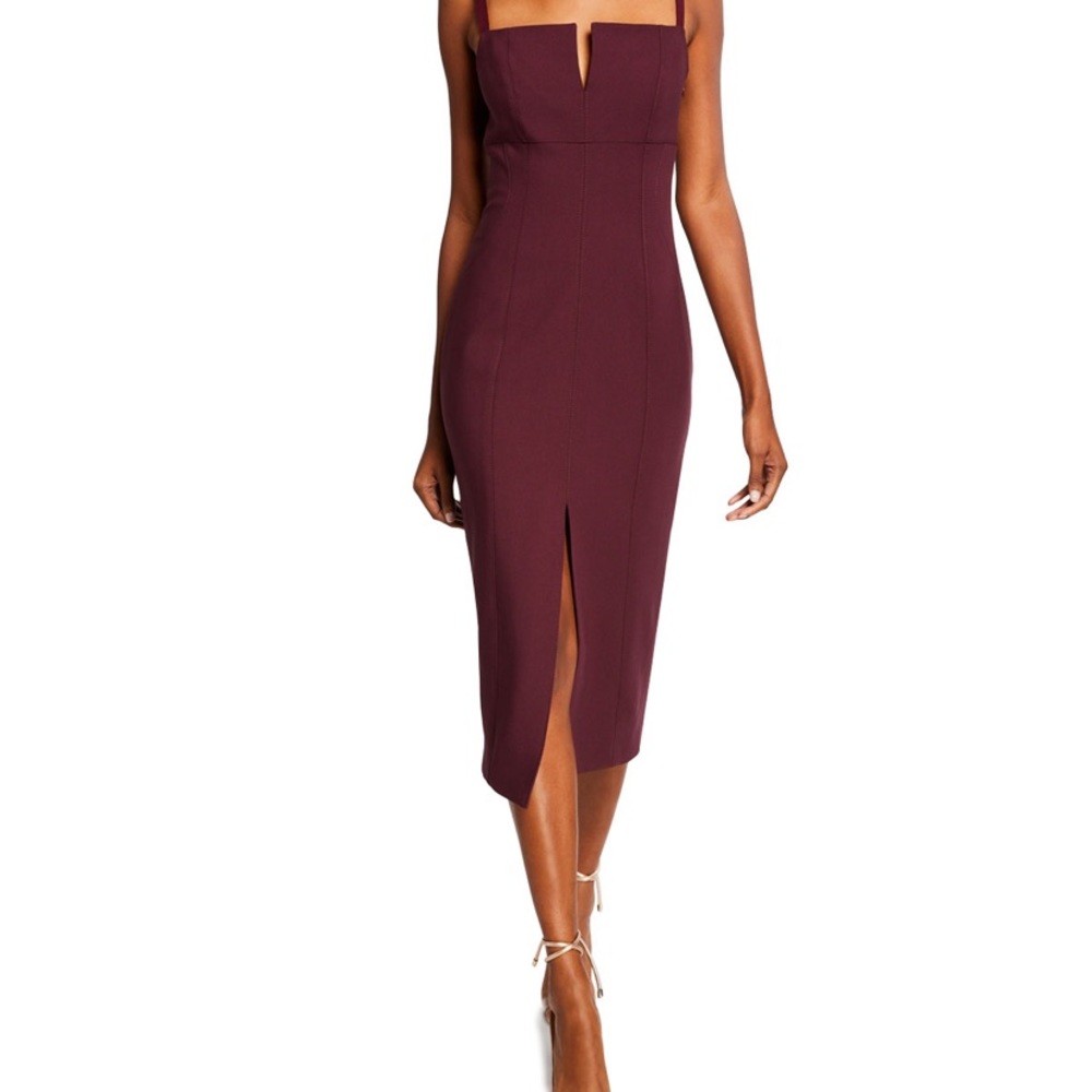 Cinq a Sept Saoirse Dress in Maroon